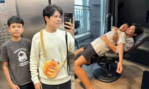 Bố đơn thân Nguyễn Văn Chung thương con trai hiểu chuyện không đòi hỏi quà đắt tiền, chỉ cần có thời gian đi chơi cùng nhau
