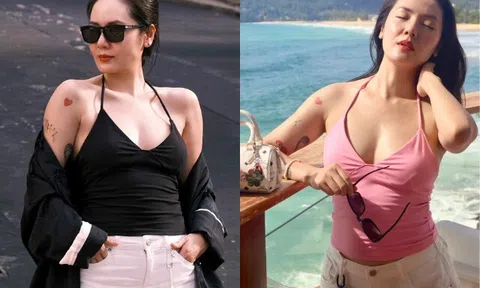Nữ ca sĩ quê Thanh Hóa mặc áo 2 dây theo lố xuống phố khoe dáng "dày cơm", ngoài 40 đẹp "chấn động" nhưng chưa chồng