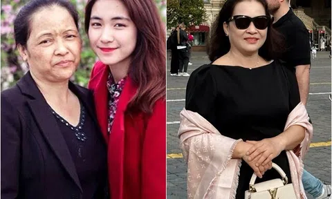 Mẹ ruột chân quê của Hòa Minzy nay "lột xác" quý phái ngời ngời, sống hưởng phúc trong biệt thự hàng chục tỷ