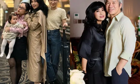 NSND Thanh Lam bế cháu ngoại sang Úc thăm ái nữ đầu lòng, chồng bác sĩ nhờ con riêng của vợ trông hộ bà xã