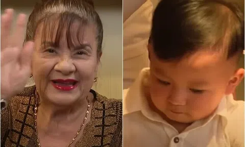 Mẹ ruột 80 tuổi đẹp lão của Cao Thái Sơn có chồng là Tiến sĩ, Giáo sư: "Khi Sơn có em bé, cả họ mừng"