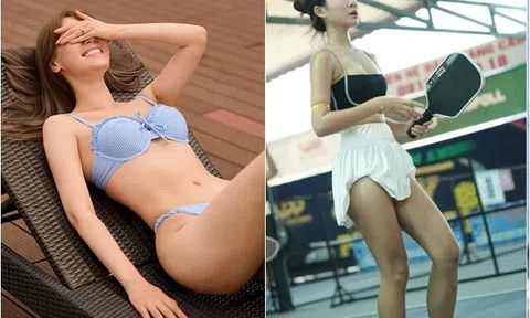 Hoa hậu gia thế khủng bảo vệ hot girl "vén váy" chơi pickleball: Đẹp hơn cả thời độc thân, làm sếp của chồng đại gia