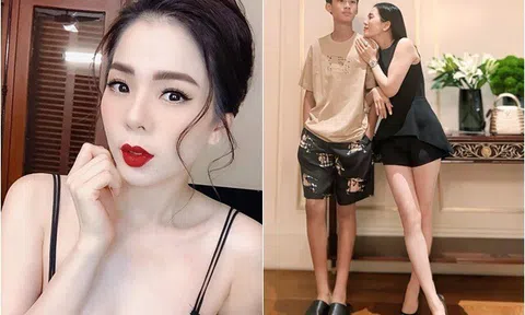 Bị nhắc bớt mặc đồ gợi cảm ngồi cạnh con trai dậy thì, Lệ Quyên đáp "mẹ mặc bikini, Bo là người like đầu tiên đó"
