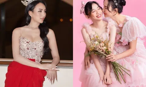 Ai là Hoa hậu Việt tốt nghiệp 3 trường Đại học, U40 làm mẹ đơn thân, có con gái xinh chuẩn "tiểu mỹ nhân"?
