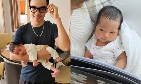 Con gái H'Hen Niê mới sinh nhưng được khen tay chân dài như trẻ 1 tháng, bộc lộ niềm đam mê "học bài"