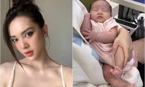 Quỳnh Lương than thở con gái càng lớn càng giống bố thiếu gia Trà Vinh, nhập hội mẹ bỉm "đẻ thuê"