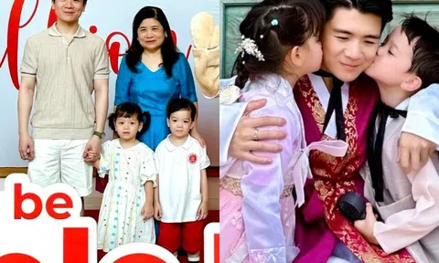 Phu nhân Bầu Hiển phụ con đưa cháu nội đi học, "thiếu gia nghìn tỷ" làm bố đơn thân nay thấy tự hào