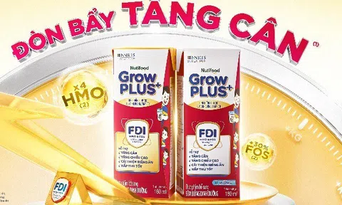 Nutifood GrowPLUS+ Suy Dinh Dưỡng ra mắt công thức cải tiến: “Đòn bẩy tăng cân” cho trẻ