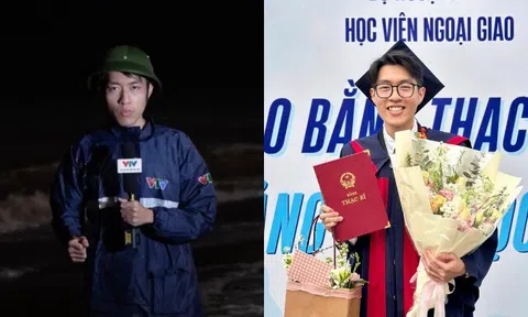 BTV VTV sinh năm 2000 "đội bão" đưa tin song ngữ: Là Thạc sĩ tốt nghiệp trường danh giá, nhận học bổng của Đức