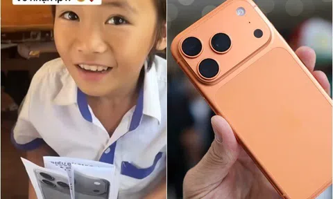 Học sinh sung sướng khi cô giáo tặng mỗi bạn một chiếc iPhone 17 dòng cao cấp nhất 2025 và cái kết