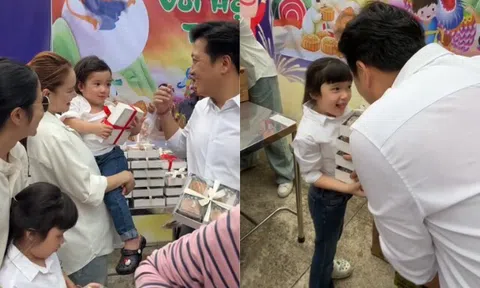 2 con của Trường Giang và Nhã Phương: Gương mặt giống hệt mẹ nhưng tính lại bám bố, Destiny sở hữu đôi chân dài miên man