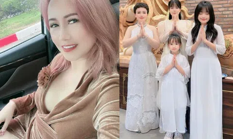 Có 3 con gái với 4 đời chồng, nữ diễn viên họ Đào nổi tiếng VTV đặt tên các ái nữ giống hệt nhau, đứa trẻ lớn lên rất đẹp