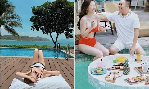 Bảo Thy lôi đại gia Hà Tĩnh ra nắng giữa 12h trưa khoe thân hình đẹp mướt mát, sống như bà hoàng trong biệt thự