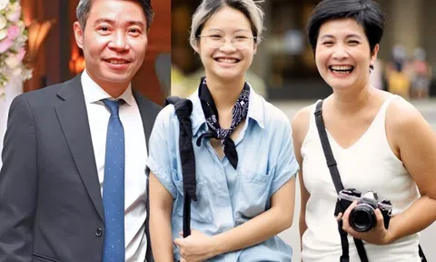 NSND Công Lý hội ngộ vợ cũ - BTV Thục Khuê, gia đình đủ mặt từ bố mẹ đến 2 con chung "nửa huyết thống"