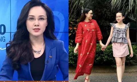 BTV nổi tiếng “Thời sự 19h” có con gái dậy thì đẹp như Hoa hậu, đứa trẻ được đặt tên ai nghe cũng ấn tượng