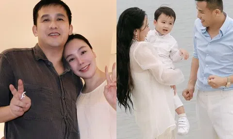 Con trai 2 tuổi của Hồ Quỳnh Hương hành động bất ngờ tặng bố mẹ, vợ chồng nữ ca sĩ khoe vẻ giản dị trong biệt thự