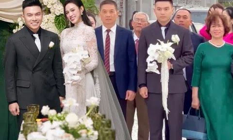 "Cô dâu nghìn tỷ" Đỗ Thị Hà được chồng thiếu gia lái siêu xe rước về dinh, làm lễ cưới lớn nhất Quảng Trị