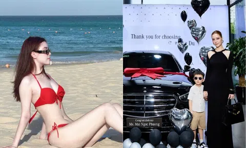 Em gái Mai Phương Thúy được "đại gia" cho gần 10 tỷ mua xe, làm dâu nhà giàu sinh 2 con vẫn mơn mởn
