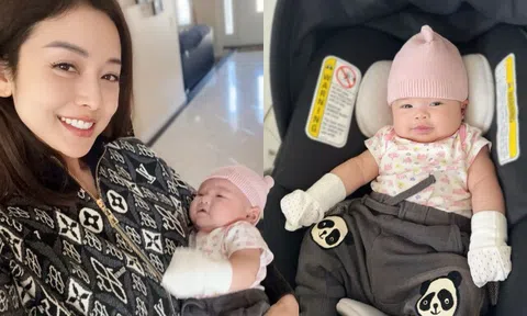 Hoa hậu Jennifer Phạm khoe đón thành viên mới, mẹ 4 con nay sung sướng vì được bế bồng "thiên thần nhỏ"