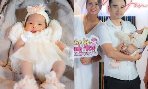 H'Hen Niê dự đoán nhan sắc của con gái khi trưởng thành, nhóc tì 1 tháng tuổi là bản sao của bố