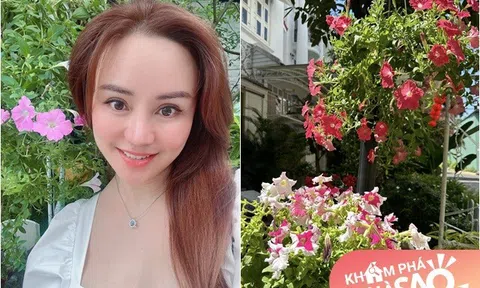 Khu vườn rực rỡ trong biệt thự 1.400m2 của ca sĩ Vy Oanh ở TP.HCM, trông chẳng khác nào "resort tại gia"