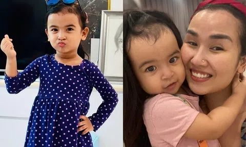 Con gái lai Ấn của Võ Hạ Trâm thuộc bài hát yêu nước của mẹ, 4 tuổi đã điệu đà, sở hữu mái tóc đen dài