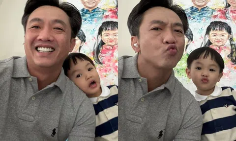 Cường Đôla khoe loạt ảnh mới với cậu con trai thứ 3, nhưng bức tranh lộ ra đằng sau mới gây chú ý