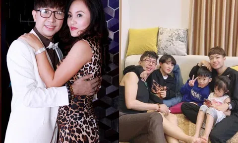 Có 4 con với Hoa khôi, nam ca sĩ nổi tiếng họ Đinh đặt tên 2 con gái giống nhau, 2 con trai y hệt