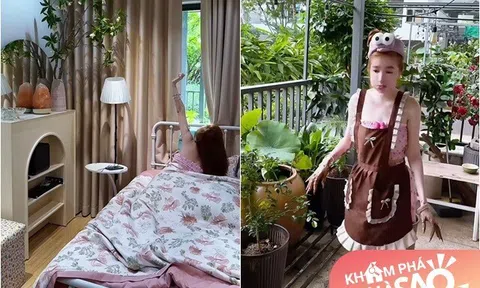 Cuộc sống hiện tại của mẹ đơn thân Elly Trần trong cơ ngơi đầy màu xanh và thú vui làm cô lấm lem cả người