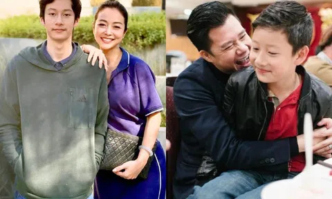 Jennifer Phạm đưa con trai cao 1m9 đi lựa trường đại học, quý tử nay chuẩn "bản sao" của ca sĩ Quang Dũng