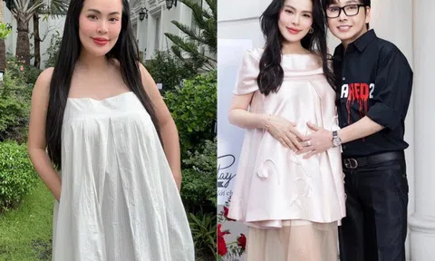Hoa hậu Phương Lê sinh con thứ 4, NSƯT Vũ Luân hạnh phúc làm bố lần đầu ở tuổi 53