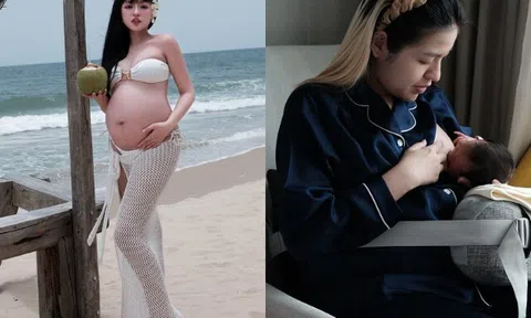 Hotgirl nổi tiếng MXH sinh con cho chồng đại gia, được tặng sổ đỏ, cảnh cho con bú khiến ai nhìn cũng thấy thương
