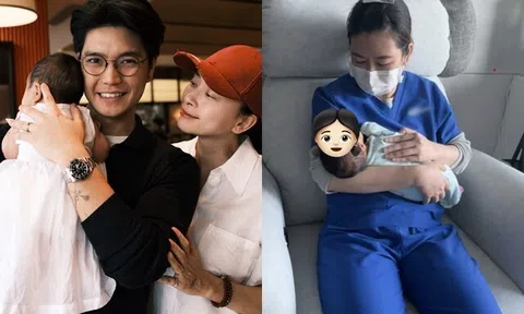Con gái Ngô Thanh Vân mới 3 tháng đã "tốt tóc" giống bố, nữ đạo diễn U50 thấy ái nữ lớn quá nhanh