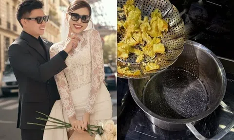 Sao Việt 24h: "Dâu hào môn" Đỗ Hà gặp sự cố khi thể hiện "nữ công gia chánh", chồng thiếu gia tập đoàn phải ứng cứu