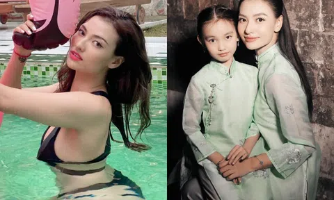 Mỹ nhân được kỳ vọng làm Hoa hậu Việt Nam nay là mẹ đơn thân nóng bỏng, nhan sắc con gái 9 tuổi còn bất ngờ hơn
