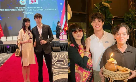 Con trai "nữ hoàng ảnh lịch" Hiền Mai được bầu làm Chủ tịch ở Mỹ, là nam thần điển trai cao hơn 1m8