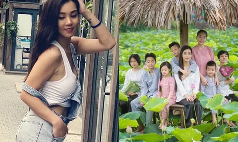 Nữ người mẫu mang họ Lò độc lạ nhất Việt Nam, đơn thân nuôi 7 đứa con, đặt tên các bé rất nổi bật