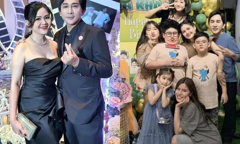 Vợ thứ 3 của NSƯT Kim Tử Long xuất thân gia tộc 100 năm, nuôi 3 con riêng của chồng lại sinh được 2 quý tử