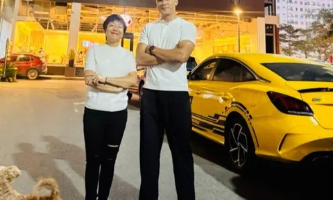 MC Thảo Vân ngưỡng mộ Thiếu uý cao 1m85, muốn hỏi bí quyết giúp con trai Công Lý tăng chiều cao