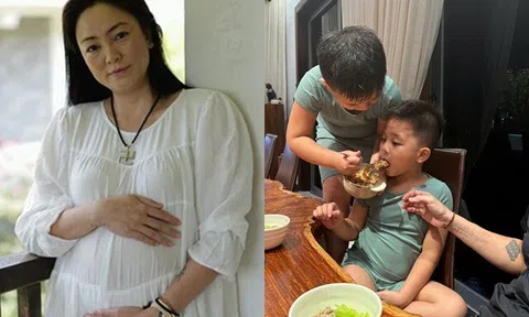 Cô hiệu phó Văn Thùy Dương 46 tuổi bị chồng mới cưới "lừa" sinh thêm con, giờ hạnh phúc nhìn hành động của con lớn với em bé