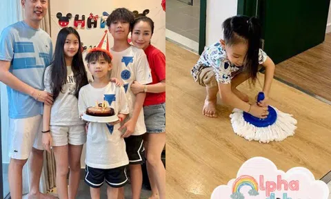 Ốc Thanh Vân nuôi 3 con gen Alpha: Học trường tiền tỷ vẫn phải lau dọn nhà, quý tử để tóc dài cũng chiều theo