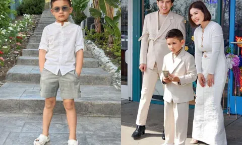 Con trai Đan Trường 8 tuổi được mẹ cho làm chủ công ty ở Campuchia, nhìn lĩnh vực kinh doanh ai cũng nể