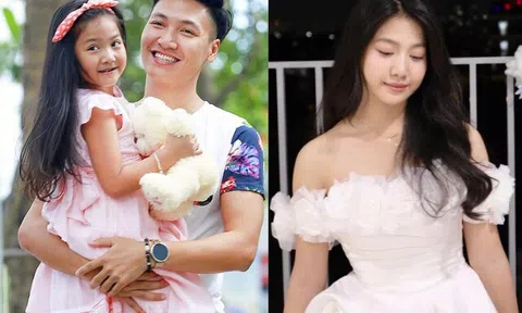 "Chíp điệu" nhà Mạnh Trường giờ cao "khủng" mặt cực xinh chuẩn hot girl, bảo sao bố chuẩn bị tâm lý "kén rể"