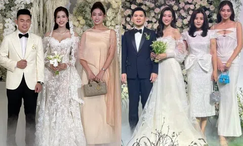 Chuyện đi ăn cưới gây tranh cãi của Lương Thùy Linh: Đăng hình chồng Đỗ Thị Hà không đẹp, mặc hở dự hôn lễ Đỗ Mỹ Linh