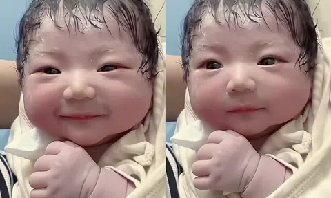 Bé sơ sinh chào đời đẹp như nữ thần, y tá đỡ đẻ vừa nhìn đã thốt lên: “Bé đã phẫu thuật thẩm mỹ thành công”