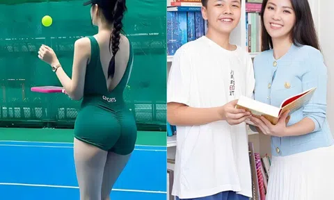 Chị vợ NSND Công Lý khoe dáng đồng hồ cát sau khi bí mật sinh con với chồng đại gia, quý tử đầu lòng nay tuấn tú
