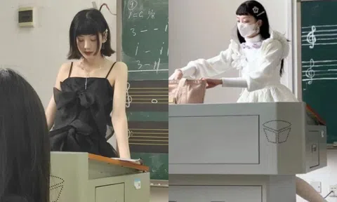 Cô giáo cấp 3 “gây sốt” MXH với 1001 trang phục đi dạy mỗi ngày, xinh như Hoa hậu