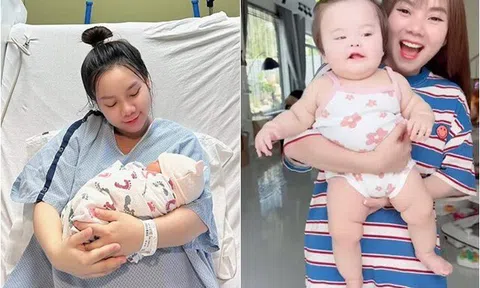 Hotgirl Huế Múi Xù một mình sang Mỹ đón con thứ hai, khóc nức nở khi phải xa bé Mật Ong 1 năm