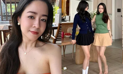 "Vợ cũ Việt Anh" làm mẹ đơn thân năm 21 tuổi, giờ U40 trẻ đẹp như chị của con gái cấp 3