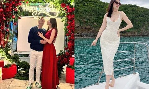 Mê chàng trai đi xe đạp giản dị là chủ một tập đoàn, Á hậu 1m81 nghỉ việc ở Đài Truyền hình VN về 2 năm sinh 2 con